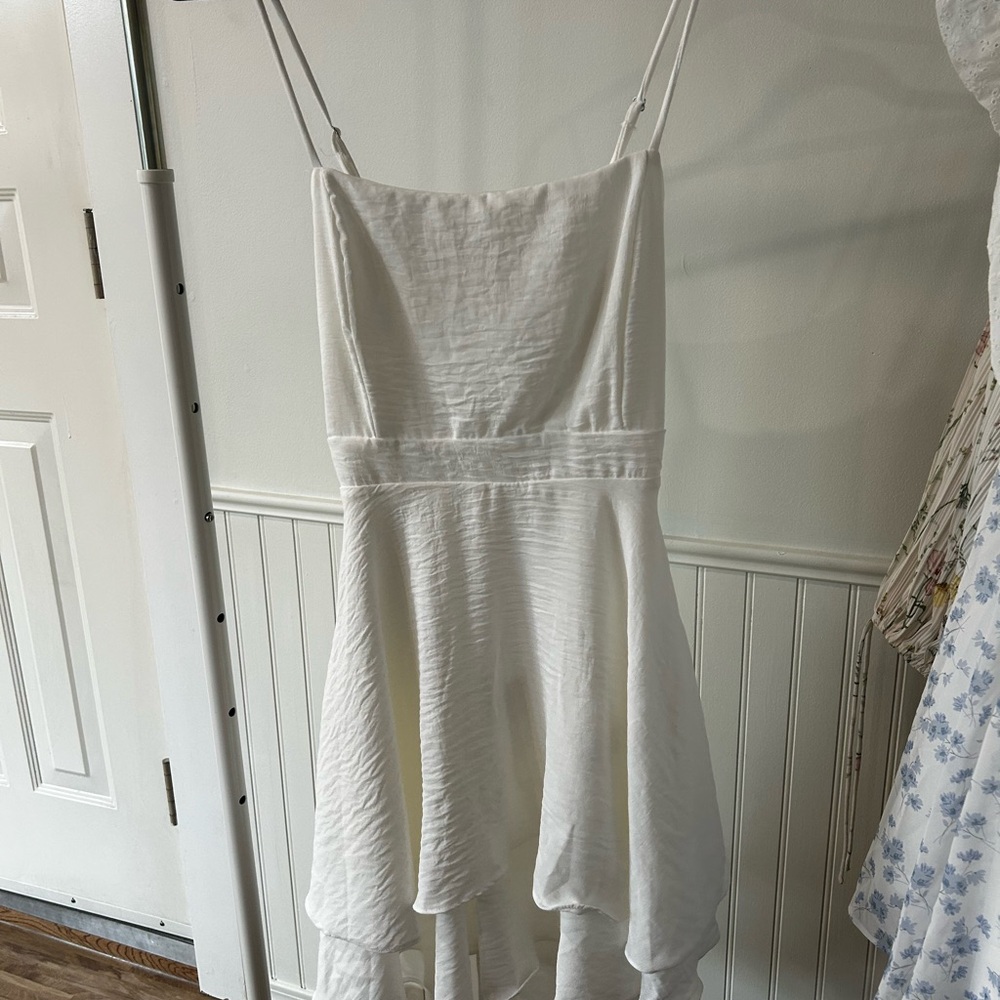 Lovely Day White High Low Dress